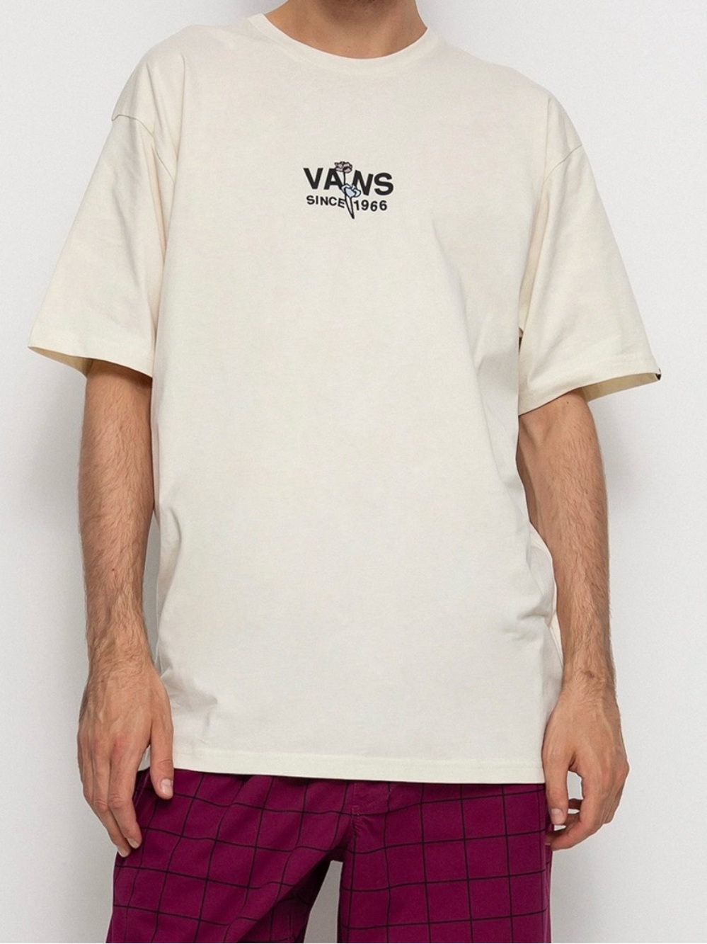 Vans Cream Logo Short-Sleeve Tee
